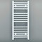 Myhomeware 500mm Wide Straight White Heated Bathroom Towel Rail Radiator For Central Heating UK (500 x 800 mm (h))