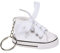 Porte-clé chaussure de sport noire, blanche, bleue, rouge ou rose - Basket, pendentif de voiture, sac à main (blanc)