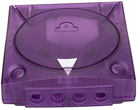Jopwkuin Kunststoffschale, durchscheinendes Gehäuse Praktisches transparentes Lila für Dreamcast DC