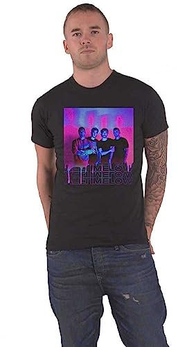 All Time Low T Shirt Blurry Monster Band Logo Official Unisex Black L