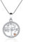 Collana Albero Della Vita, Collana Albero della Vita con Cristalli di Austria Collana Donna Gioielli in Argento 925, Collane Regali per Lei Famiglia Mamma Amica Natale Compleanno Anniversario
