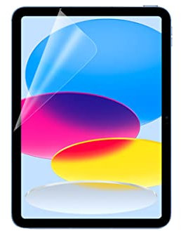 2 Protectores de visualización Transparentes para Apple iPad 2022 de 10,9 Pulgadas, protección contra arañazos