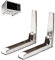 2 Pièces Acer Micro-Ondes Support, Support Mural MicroOnde, Support Universel pour Four à Micro-Ondes Pliable et Robuste, pour Plupart Des Fours Micro Ondes (Argent)