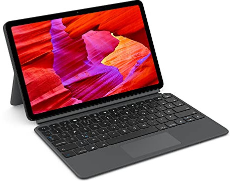 Amazon Fire Max 11 tablet (newest gen) and Keyboard Case bundle, power, fun and productivity, octa-core processor, 4 GB RAM, 14-hr battery life, 64 GB, Grey, without Ads