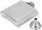 Hip Flask 1oz 2oz 4oz 5oz Keychain Flasks for Men with Funnel Stainless Steel Portable Hip Flask Whisky Flask for Climbing Camping Hiking Barbecue Bar Party (5 oz Brushed jug + 1 Funnel)