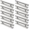 LYCXAMES Tiradores Armarios 10 Piezas, Tiradores Cajones de Acero Inoxidable, Tiradore Cocina 128mm, Manija Autoadhesiva para Muebles Puerta y Ventana Baños, Plateados