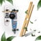 CRID Doppel Skateboard Wandhalterung aus Bambus - Universal Halterung für 2 Skateboards, Longboard, Snowboard, Wakeboard, Balance-Board - Inkl. gratis Montagekit - Modernes Design - Deutsche Marke