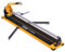 Hoteche Coupe-carreaux 900 mm - 1100 mm x 174 mm x 1,8 mm - Boîtier en aluminium - Rail de guidage chromé - Coupe-carrelage précis en jaune - Coupe-carrelage robuste de 900 mm