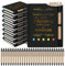 HochoLii Spiral Notizbücher Sets Inspirative Zeitschriften mit Ermutigung Notizblock für Schullehrer Mitarbeiter (Awesome Zeichen, schwarz, 60 pcs)