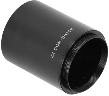 Teleconvertidor Profesional 2X, Revestimiento de Doble Cara, Mejora el Teleobjetivo, para Lentes con Montura T de 420-800 Mm, 650-1300 Mm, 500 Mm, 800 Mm y 900 Mm