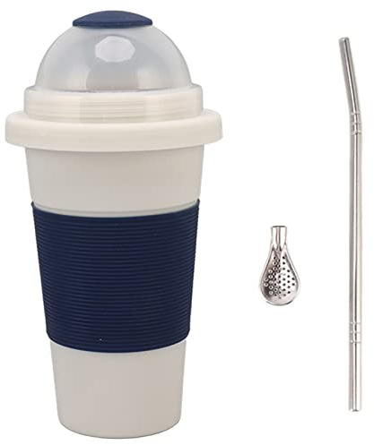 Tasse de fabrication de Slushie, tasses congelées, tasse de fabrication de smoothies à double isolation, tasse de smoothie magique surgelée pour crème glacée au milk-shake maison