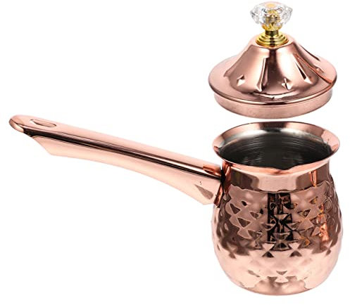 Alipis Cafetera Turca Lateral Jarra Espumadora Leche Antiadherente Multifunción Para Calentar y Cocinar