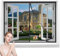 MagnetFliegengitter Fenster 255x235cm Netz Robustes Fiberglas Insektenschutz Balkontür Magnetvorhang Mückenschutz Tür Kellertür und Terrassentür,Magnetvorhang ohne Bohren,Nicht Kürzbar Schwarz