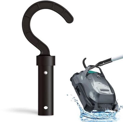 BSDUEVER Crochets de piscine pour mâts, robot sans fil, crochet amovible pour aspirateur de piscine, applicable à tous les poteaux télescopiques