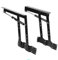 2 PCS Heavy Duty Lift Up Hydraulic Hinge, Folding Table Hinge Adjustable Top Lifting Frame for Coffee Table Accessories (Black)