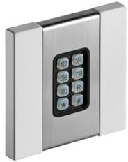 Sommer ENTRAcode+ UP Codetaster, 5-Befehl, mit Blende für Unterputzmontage, IP54