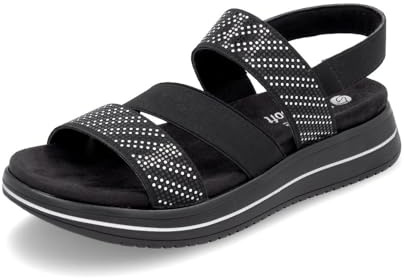 Remonte Damen Riemchensandalen D1J59, Frauen Sandalen,lose Einlage