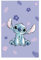 My sweety pop Kuscheldecke für Mädchen Stitch Violett – Fleecedecke – Kinder – 100 x 150 cm – 100 % Polyester – Jungen – Geschenkidee
