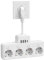 Steckdosenleiste mit USB, Doppelstecker für Steckdose, 8 in 1 Steckdosenadapter für Büro, Hause, Reisen mit Kabel
