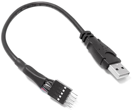 HSSDTECH 9pin USB-Stecker USB Male Connector Cable für Motherboard