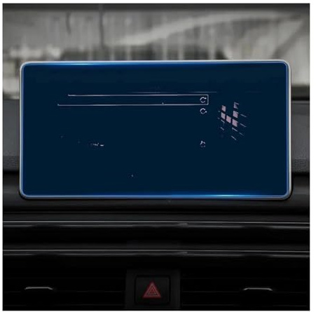 HCPAVEXT Auto-Navigation LCD Film Gehärtetem Glas Displayschutzfolie Für A4 B9 S4 A5 S5 Q5 2016-2019 2017 2018 (220x110mm)