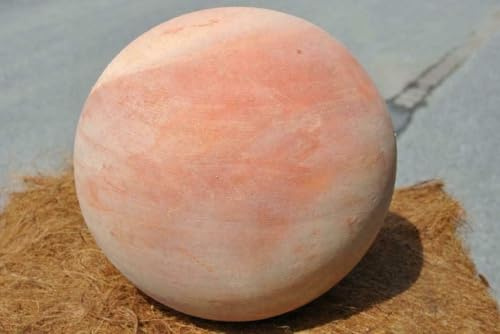 GartenGees Dekokugel, Rosenkugel aus Terracotta, frostfest,handgefertigt,4 Größen wählbar (22 cm)
