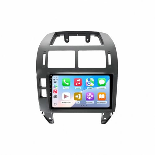 Car Radio para Volkswagen VW Polo 2004-2009 Android 15 9 Pulgadas Autoradio Wireless Carplay Android Auto para, 4 Core 2G+64G