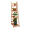 Relaxdays Escalier pour plantes bois échelle plante support intérieur HxlxP: 161 x 41 x 25 cm 4 niveaux - marron