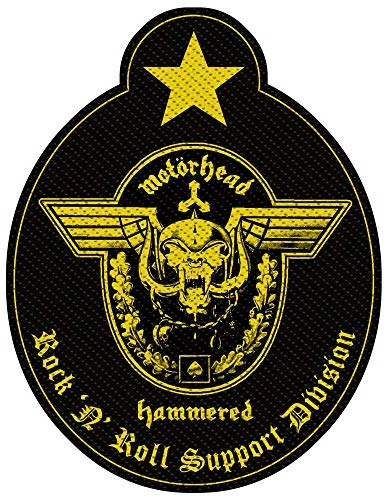 Motörhead Support Division Aufnäher Patch Gewebt & Lizenziert !!