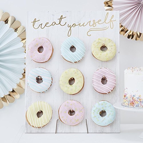 Treat Yourself Donut Wand Weiß | Candy Bar