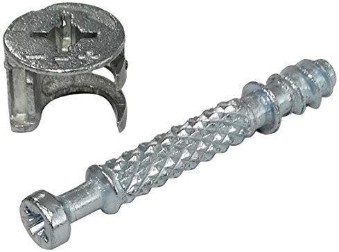 AERZETIX: 30 ensembles goujon ferrure raccord d'assemblage rastex panneau 18mm meuble 15/7mm C41548