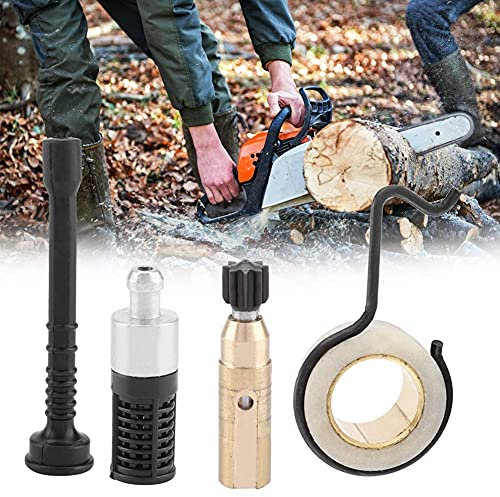 Vite Senza Fine Motosega Pompa per motosega Pompa a ingranaggi a vite senza fine Set di filtri per olio Kit di accessori Attrezzo per giardino Attrezzo per esterni per MS 250 MS230
