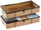 storageLAB Under Bed Storage Containers, Closet Organizers and Storage Bins, 2 Pack Underbed Clothes Storage Organizer with Sturdy Handles for use Under the Bed, End of Bed, Bed Accessories, Comforter