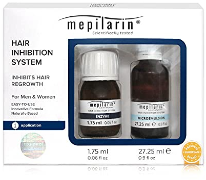 Mepilarin Haarhemmungssystem - Haarinhibitor - Reizfreie Haarentfernungslotion - Schmerzfreie Haarentfernung nach Epilation, Waxing - Pflegt die Haut - Für jeden Haut- und Haartyp