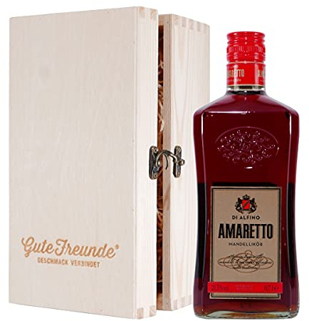 Di Alfino Amaretto - Mandellikör mit Geschenk-HK