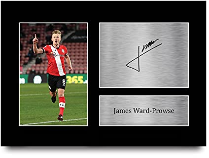 HWC Trading A4 James Ward-Prowse Southampton Gifts Printed Signed Autograph Picture for Football Fans and Supporters