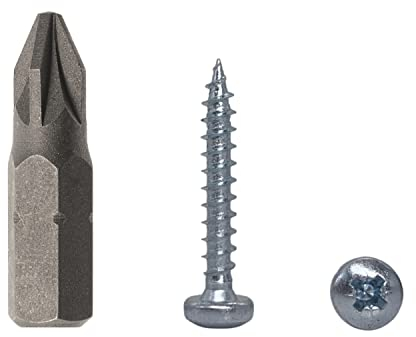 100 tornillos de madera DIN 7981 de acero galvanizado 3,0 x 20 mm, tornillos de madera aglomerada con cabeza de cacerola, tornillo universal Pozi-Drive, PZ totalmente roscado (100, 3,0 x 20 mm)