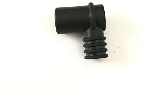 PIPETTA PIPA CANDELA NERO NERA SILICONICA ANTI ACQUA CICLOMOTORI SCOOTER CIAO SI BRAVO BOXER ECC