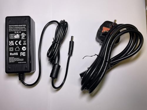 Replacement 12V 3A AC-DC Power Adaptor for Gelish LED Nail Lamp 18G UNPLUGGED