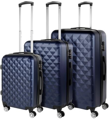 ITACA - Gepäck-Sets, Reisekoffer, Reisekoffer Set, Kofferset, Hartschalenkoffer, Trolley-Set, Luggage - Große Auswahl an Koffer & Trolleys für Jede Reise!, Blau