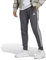 adidas Herren Essentials French Terry Tapered Cuff 3-Stripes Pants, Dark Grey Heather/White, XXL