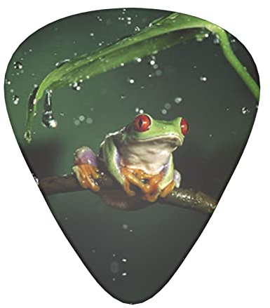Frog And Rain E-Gitarren-Stücke, dünn, mittelschwer, übergewichtig, für Akustikgitarren, E-Gitarren, Ukulele