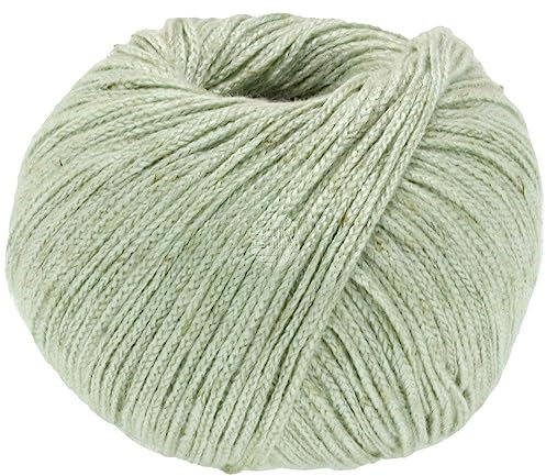 LANA GROSSA Linarte | Moderner Baumwoll/Leinen-Klassiker | Handstrickgarn aus 40% Microfaser (Viscose), 30% Baumwolle, 20% Leinen & 10% Polyamid | 50g Wolle zum Stricken & Häkeln | 125m Garn FB322