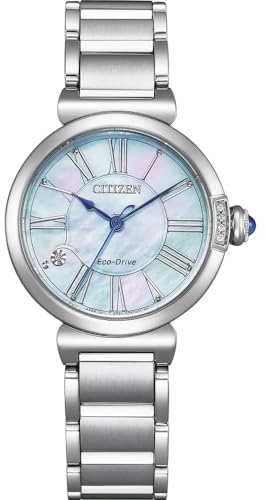 CITIZEN Damen Analog Quarz Uhr mit Edelstahl Armband EM1060-87N