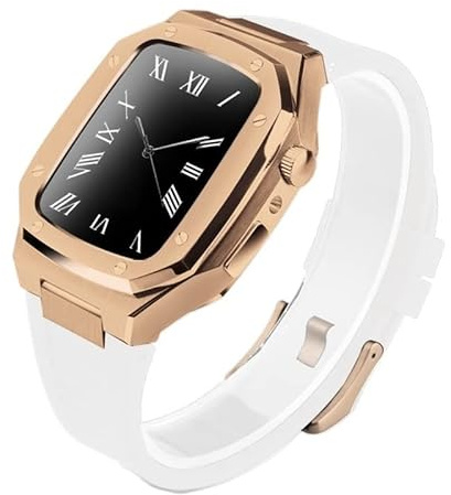 EPANO Kit de modificación de lujo para Apple Watch Case Band 45mm 41mm/40mm 44mm Mod Metal Watch Case para iWatch Series 8 7 6 SE 5 4, 40MM, Agate
