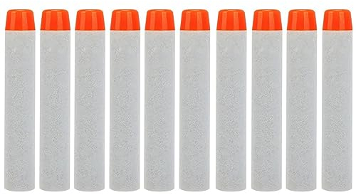 König Design Nerf Pfeile - 10 Stück Nerf Darts Nerf Munition Pfeile Dart Bullets Refill Darts Foam Pfeile für N-Strike Elite Blasters Series Hasbro Fortnite