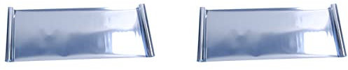 LLKOZN 3 protectores solares desechables para espejo reflectante, 30 x 100 cm, color plateado