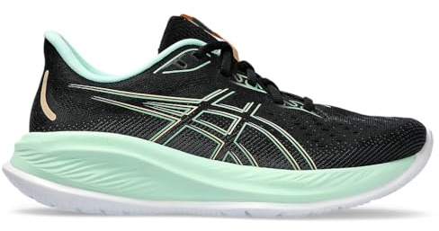 ASICS Damen Gel-Cumulus 26 Sneaker, Black Mint Tint, 38 EU
