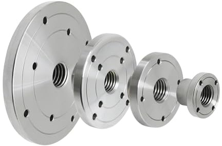 1 Stück 3 Zoll 75 mm Flansch-Stirnplatte Holzdrehfutter M33 x 3,5 Gewinde-Stirnplatte Holzbearbeitungs-Drehwerkzeug-Zubehör (Color : M33 X 3.5)