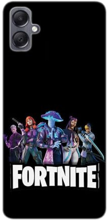 Transparente Schutzhülle für Samsung Galaxy, bedruckt in Frankreich, Videospiele, Fortnite Team – Galaxy A05